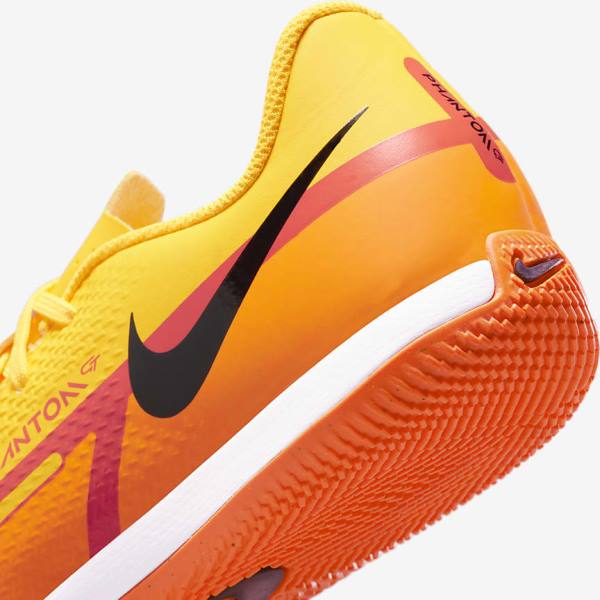 Botas de fútbol Nike Jr. Phantom GT2 Academy IC Older Indoor Court Niños Naranjas Rojas Claro Negras | NK236YKI