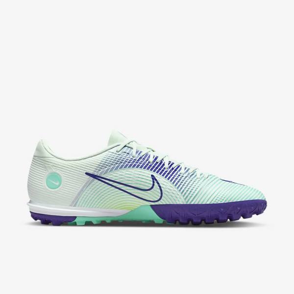 Botas de fútbol Nike Mercurial Dream Speed Vapor 14 Academy TF Turf Hombre Verde Moradas Verde | NK426CLT