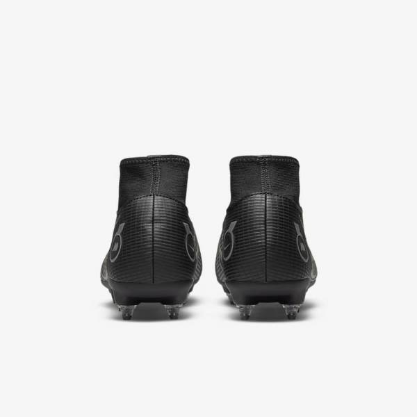 Botas de fútbol Nike Mercurial Superfly 8 Academy SG-PRO Anti-Clog Traction Soft-Grounds Mujer Negras Metal Plateadas Gris Metal Doradas | NK124TOS