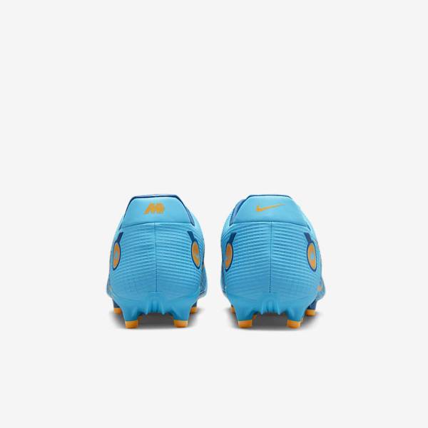 Botas de fútbol Nike Mercurial Vapor 14 Academy MG Multi-Ground Mujer Azules Naranjas | NK081BUD