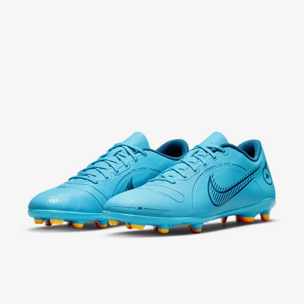 Botas de fútbol Nike Mercurial Vapor 14 Club MG Multi-Ground Hombre Azules Naranjas | NK140SAQ