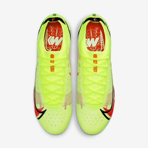 Botas de fútbol Nike Mercurial Vapor 14 Elite FG Firm-Ground Mujer Negras Rojas Claro | NK146SPH