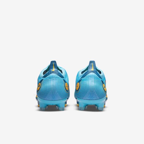 Botas de fútbol Nike Mercurial Vapor 14 Elite FG Firm-Grounds Hombre Azules Naranjas | NK150VXF