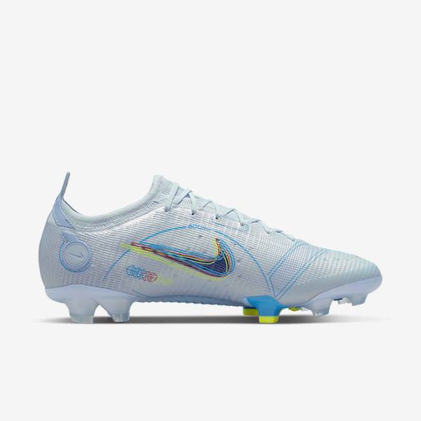 Botas de fútbol Nike Mercurial Vapor 14 Elite FG Firm-Grounds Hombre Gris Azules Claro Azules | NK162LOT