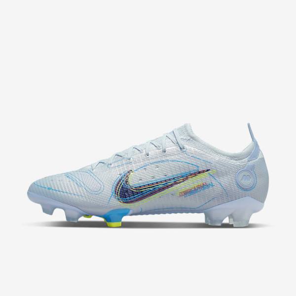 Botas de fútbol Nike Mercurial Vapor 14 Elite FG Firm-Grounds Hombre Gris Azules Claro Azules | NK162LOT