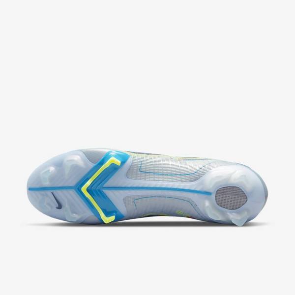 Botas de fútbol Nike Mercurial Vapor 14 Elite FG Firm-Grounds Mujer Gris Azules Claro Azules | NK238IFZ