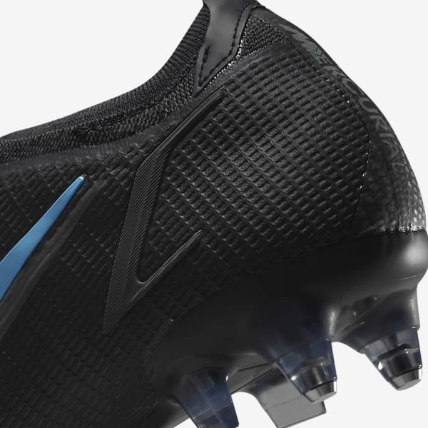 Botas de fútbol Nike Mercurial Vapor 14 Elite SG-Pro AC Soft-Ground Mujer Negras Gris | NK312VIR