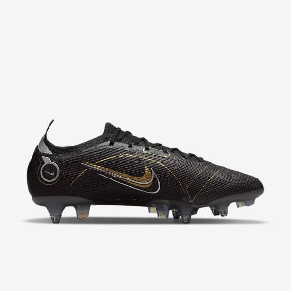 Botas de fútbol Nike Mercurial Vapor 14 Elite SG-PRO Anti-Clog Traction Soft-Grounds Mujer Negras Metal Plateadas Gris Metal Doradas | NK360JLK