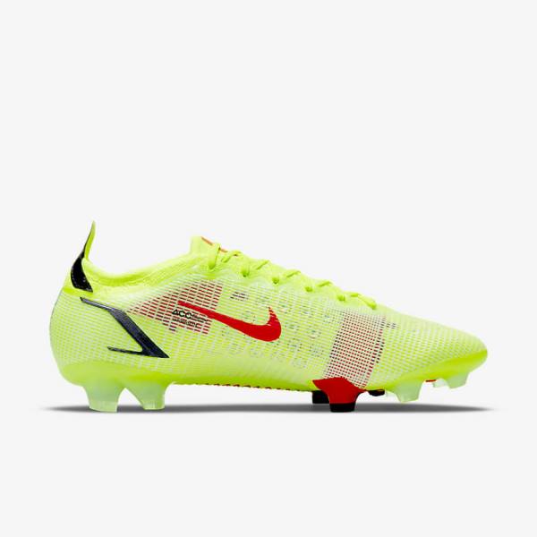 Botas de fútbol Nike Mercurial Vapor 14 Elite FG Firm-Ground Hombre Negras Rojas Claro | NK574IGN