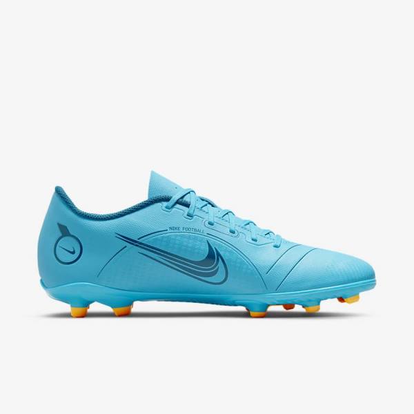 Botas de fútbol Nike Mercurial Vapor 14 Club MG Multi-Ground Mujer Azules Naranjas | NK624GVC