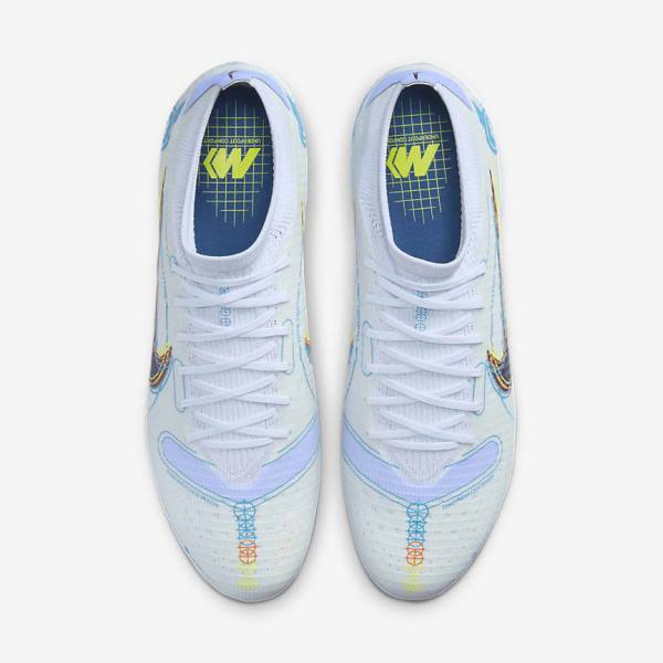 Botas de fútbol Nike Mercurial Vapor 14 Pro FG Firm-Ground Hombre Gris Azules Claro Azules | NK792DCK