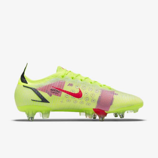 Botas de fútbol Nike Mercurial Vapor 14 Elite SG-Pro AC Soft-Ground Mujer Negras Rojas Claro | NK937WEZ