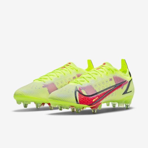 Botas de fútbol Nike Mercurial Vapor 14 Elite SG-Pro AC Soft-Ground Mujer Negras Rojas Claro | NK937WEZ