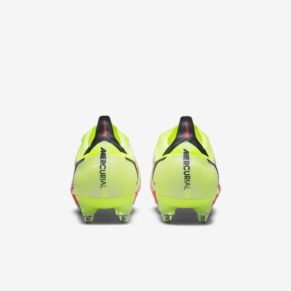 Botas de fútbol Nike Mercurial Vapor 14 Elite SG-Pro AC Soft-Ground Mujer Negras Rojas Claro | NK937WEZ