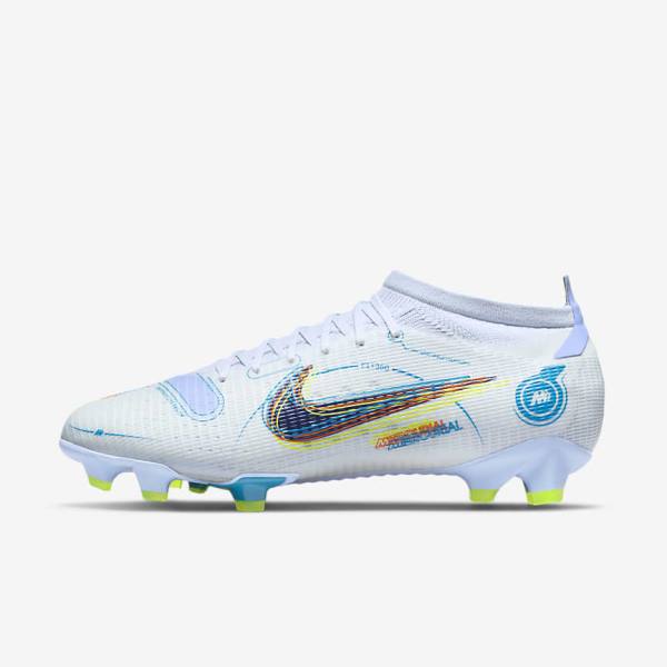 Botas de fútbol Nike Mercurial Vapor 14 Pro FG Firm-Ground Mujer Gris Azules Claro Azules | NK971FOT