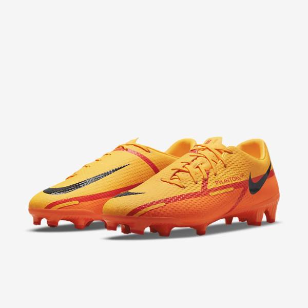 Botas de fútbol Nike Phantom GT2 Academy MG Multi-Ground Mujer Naranjas Rojas Claro Negras | NK736NYJ