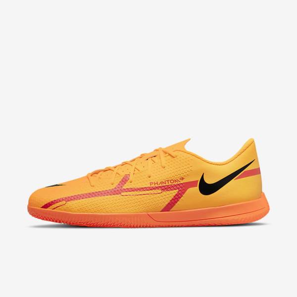 Botas de fútbol Nike Phantom GT2 Club IC Indoor Court Hombre Naranjas Rojas Claro Negras | NK951YCT