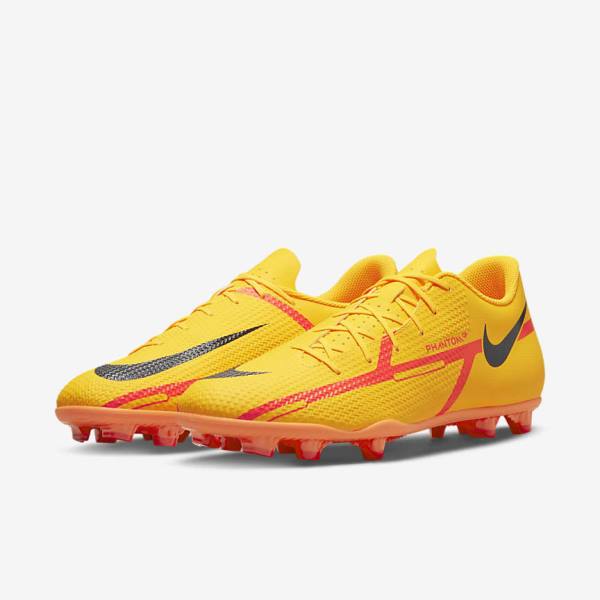 Botas de fútbol Nike Phantom GT2 Club MG Multi-Ground Mujer Naranjas Rojas Claro Negras | NK536CKY