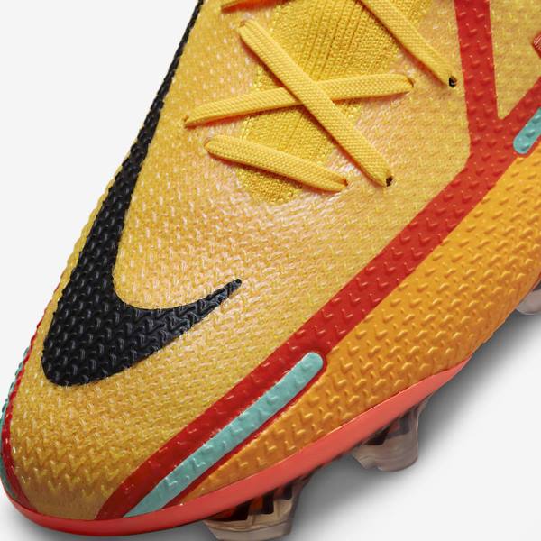 Botas de fútbol Nike Phantom GT2 Dynamic Fit Elite FG Firm-Ground Hombre Naranjas Rojas Claro Negras | NK841VPW