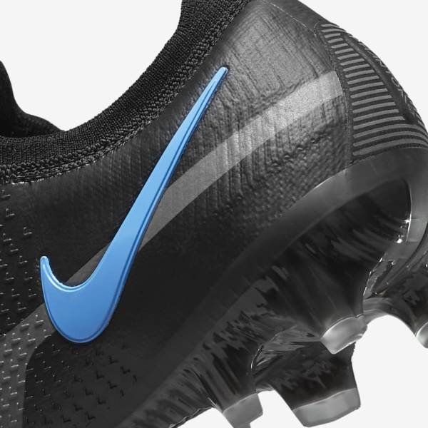 Botas de fútbol Nike Phantom GT2 Elite FG Firm-Ground Mujer Negras Gris | NK019RMC