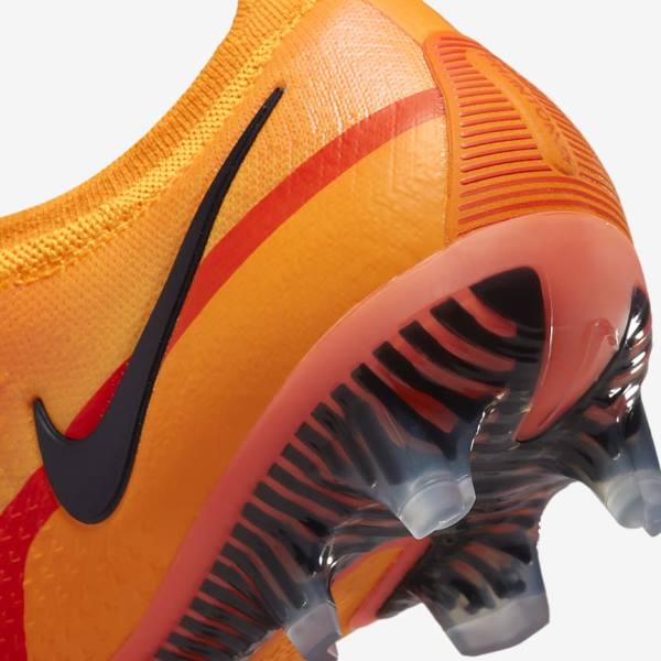 Botas de fútbol Nike Phantom GT2 Elite FG Firm-Ground Mujer Naranjas Rojas Claro Negras | NK146VJO