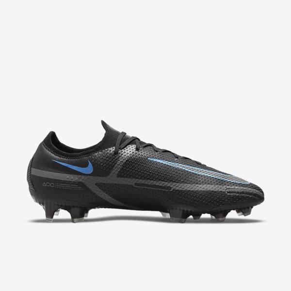 Botas de fútbol Nike Phantom GT2 Elite FG Firm-Ground Hombre Negras Gris | NK390XJF