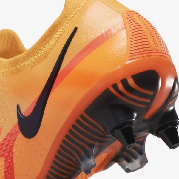 Botas de fútbol Nike Phantom GT2 Elite SG-Pro AC Soft-Ground Mujer Naranjas Rojas Claro Negras | NK480RTN