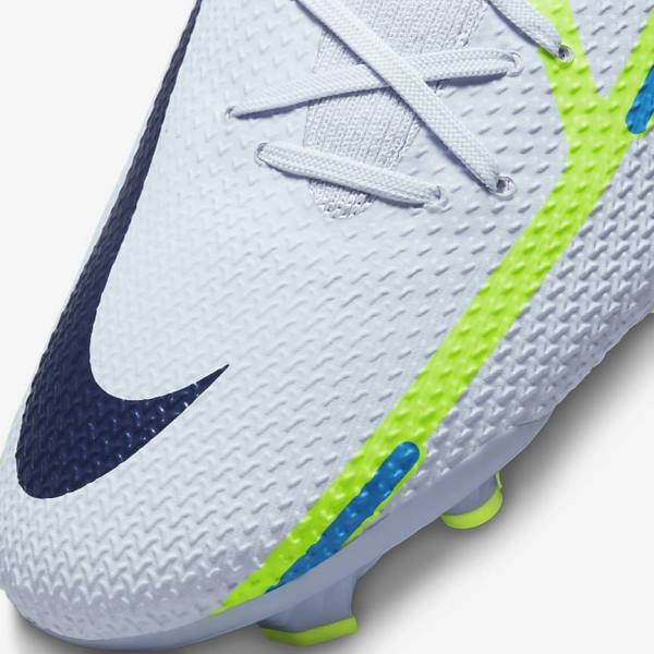 Botas de fútbol Nike Phantom GT2 Pro FG Firm-Ground Hombre Gris Azules Claro | NK451RBL