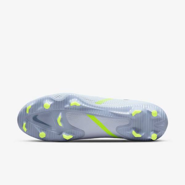 Botas de fútbol Nike Phantom GT2 Pro FG Firm-Ground Mujer Gris Azules Claro | NK768FQP