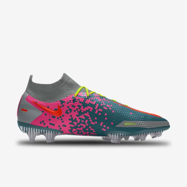 Botas de fútbol Nike Phantom GT Elite By You Custom Firm Ground Mujer Multicolor | NK017VRU