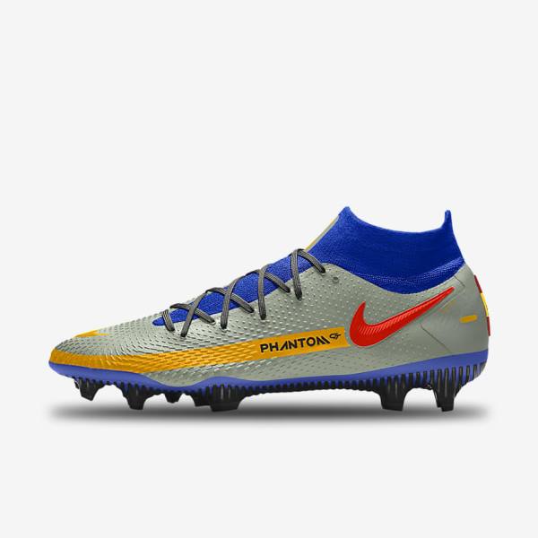 Botas de fútbol Nike Phantom GT Elite By You Custom Firm Ground Mujer Multicolor | NK251GFX