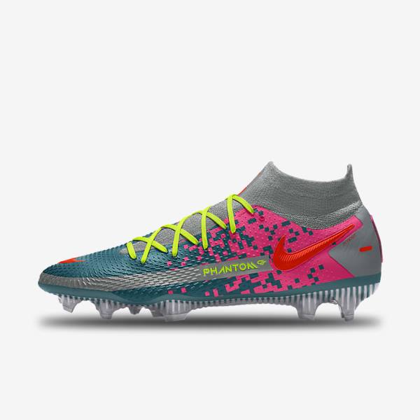 Botas de fútbol Nike Phantom GT Elite By You Custom Firm Ground Hombre Multicolor | NK267FEG