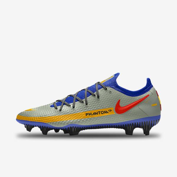 Botas de fútbol Nike Phantom GT Elite By You Custom Firm Ground Mujer Multicolor | NK784QIO