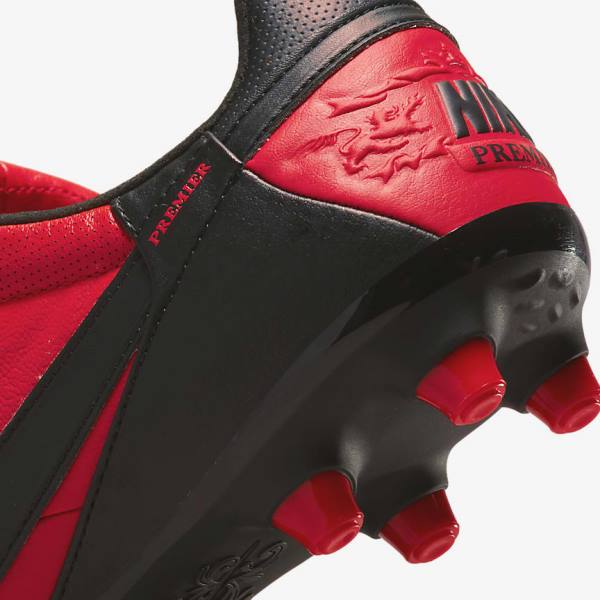 Botas de fútbol Nike The Premier 3 FG Firm-Grounds Hombre Rojas Negras | NK841SAY