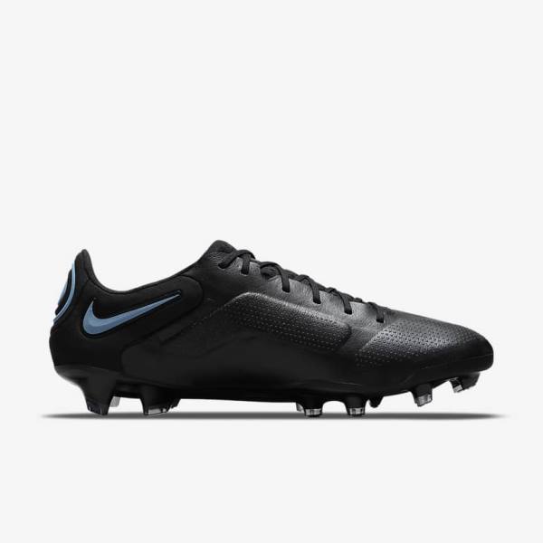 Botas de fútbol Nike Tiempo Legend 9 Elite FG Firm-Ground Mujer Negras Gris | NK654AUD