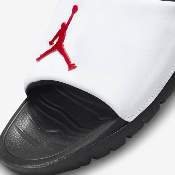 Chanclas Nike Jordan Break Hombre Negras Blancas Rojas | NK038GTI