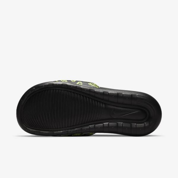 Chanclas Nike Victori One Printed Hombre Negras | NK513QCT