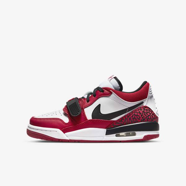 Zapatillas Baloncesto Nike Air Jordan Legacy 312 Low Older Niños Blancas Rojas Negras | NK065WNV