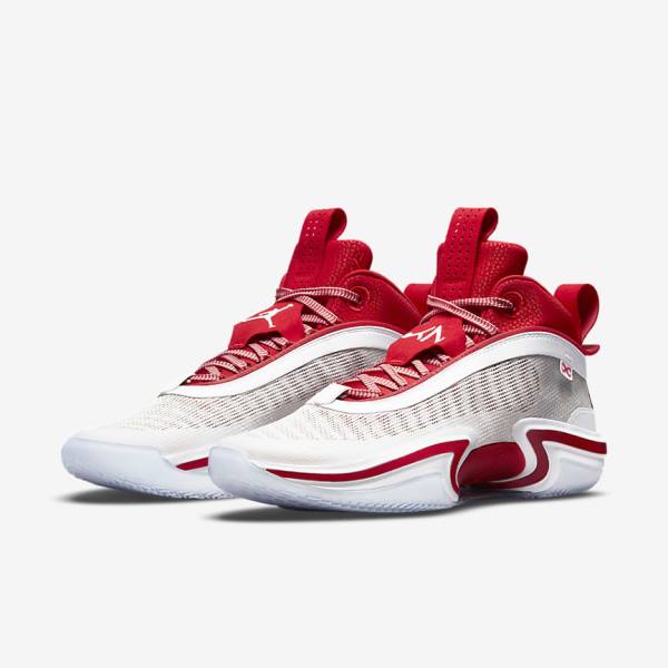 Zapatillas Baloncesto Nike Air Jordan XXXVI SE Kia Global Game Hombre Blancas Rojas Blancas | NK510GJW