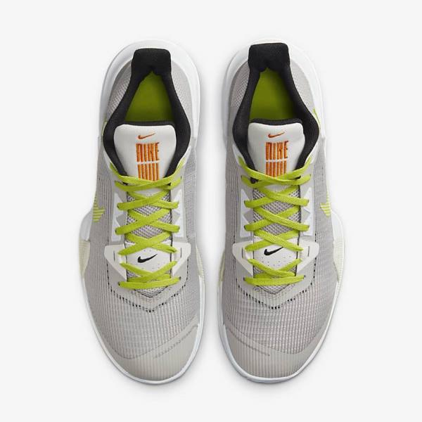 Zapatillas Baloncesto Nike Air Max Impact 3 Hombre Gris Verde | NK346WFP