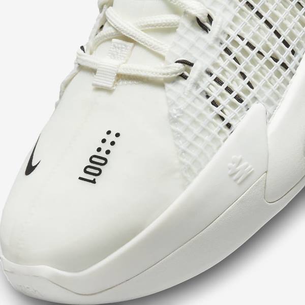 Zapatillas Baloncesto Nike Air Zoom G.T. Jump Hombre Blancas Negras Blancas | NK608GMZ