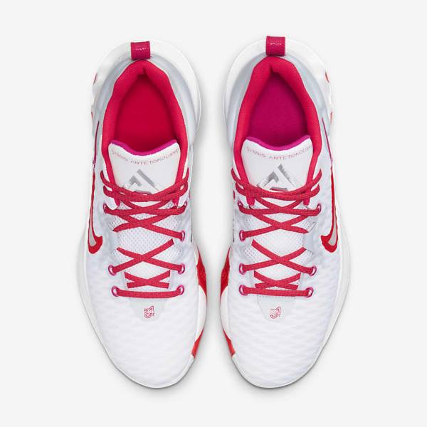 Zapatillas Baloncesto Nike Giannis Immortality Hombre Blancas Rosas Plateadas Rojas | NK876QLS