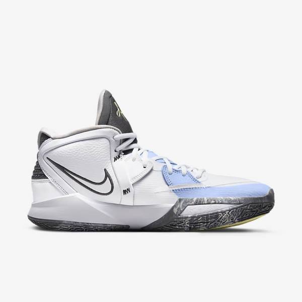 Zapatillas Baloncesto Nike Kyrie Infinity Hombre Blancas Azules Claro Gris | NK524CTD