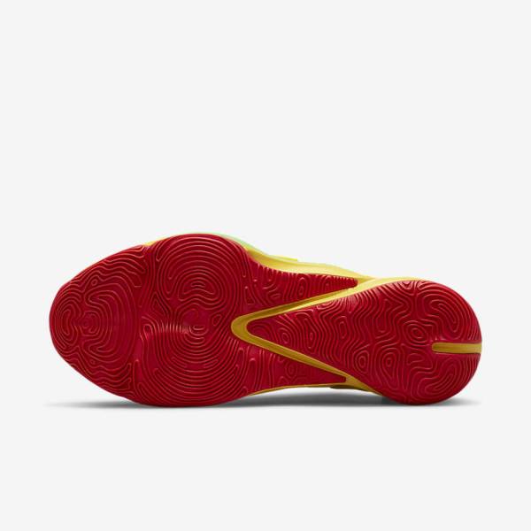 Zapatillas Baloncesto Nike Zoom Freak 3 Mujer Amarillo Blancas Rojas Negras | NK983XWA