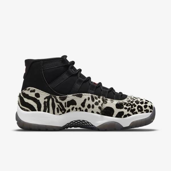 Zapatillas Jordan Nike Air Jordan 11 Retro Mujer Negras Blancas Rojas | NK610YRL