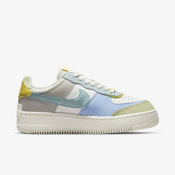 Zapatillas Nike AF-1 Shadow Mujer Azules Claro Verde Oliva | NK209PRV