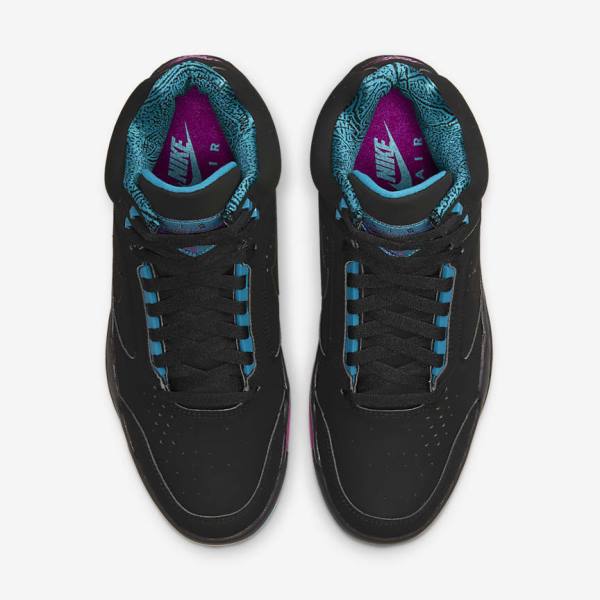 Zapatillas Nike Air Flight Lite Mid Hombre Negras Turquesa Rojas Moradas Negras | NK390VWD