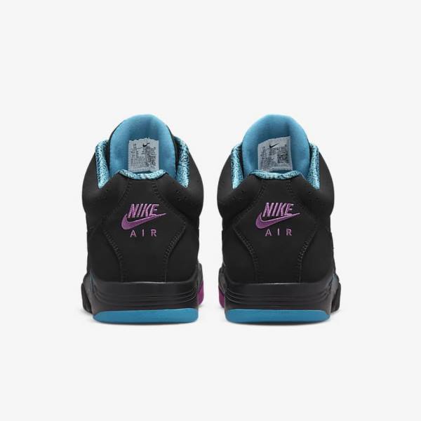 Zapatillas Nike Air Flight Lite Mid Hombre Negras Turquesa Rojas Moradas Negras | NK390VWD