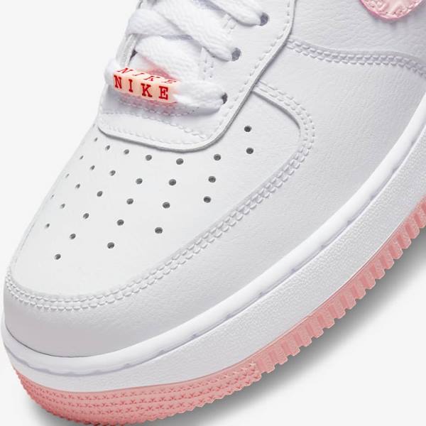 Zapatillas Nike Air Force 1 07 Mujer Blancas Rojas | NK328NPR