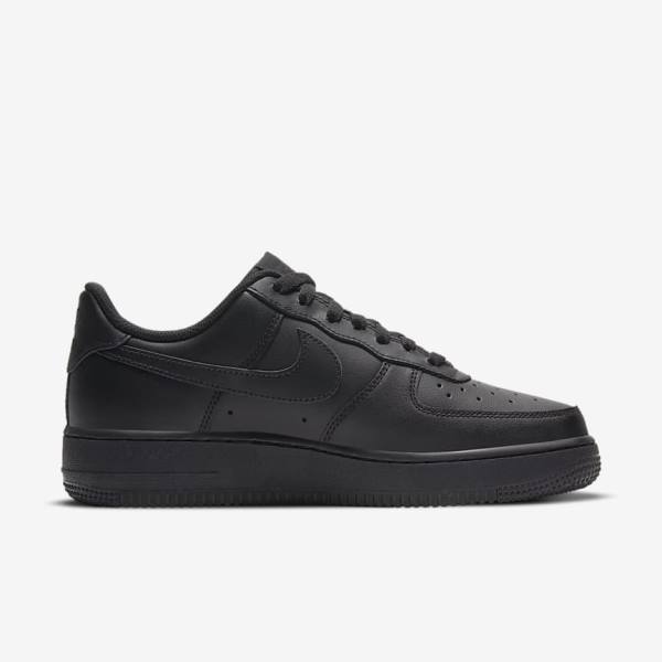 Zapatillas Nike Air Force 1 07 Mujer Negras | NK934BOK